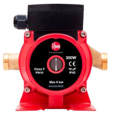 Imagem de Bomba Pressurizadora De Água Quente De Bronze RHEEM 350W 1/2CV 220V