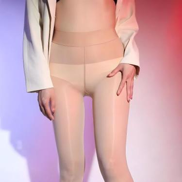 Imagem de Meia calça luxo brilhante modela o corpo resistente a rasgos - CM, Úni