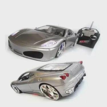 Imagem de Carrinho Carro De Controle Remoto Luz Leds F(prata) Perfect - toy king