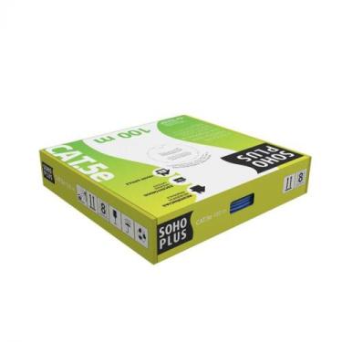 Imagem de Cabo LAN U/UTP CAT.5E 24 AWG 4 Pares CMX Caixa C/ 100 Metros Preto 100