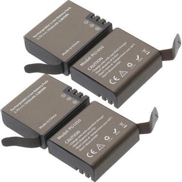Imagem de Kit 04 Bateria Eken Original PG1050 Li-Ion 3.7 v 1050mAh Extra para Câ