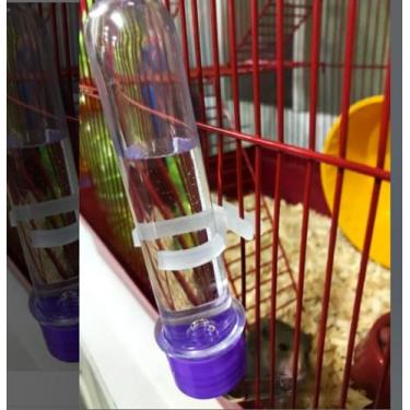 Imagem de Kit 05 Bebedouros de vidro com bico para hamster e outros roedores - D