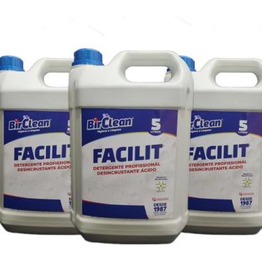 Imagem de Kit 3 limpa pedras facilit birmingham  5l