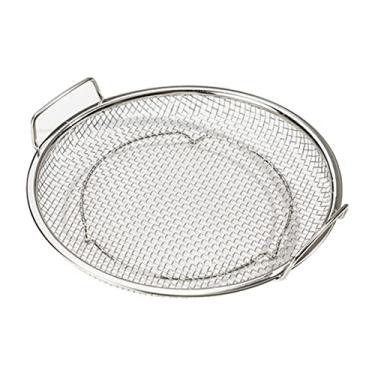 Imagem de 1 rack de fritura de ralo de óleo de aço inoxidável de 17,8 cm, rede de óleo com alça para assar em casa, filtro de gotejamento de óleo, acessórios de cozinha (18 cm)