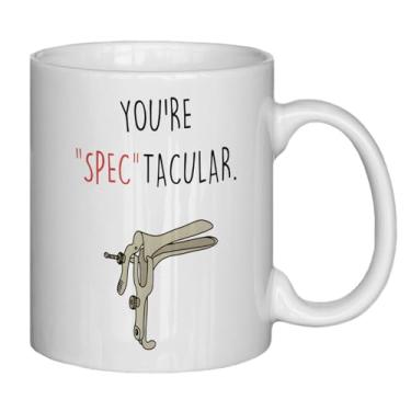 Imagem de NATSUNO Presentes de parteira, caneca de café engraçada você é espetacular, presentes de obstetrícia para médicos, presentes de obstetrícia, xícaras de café engraçadas, presentes de útero, presentes