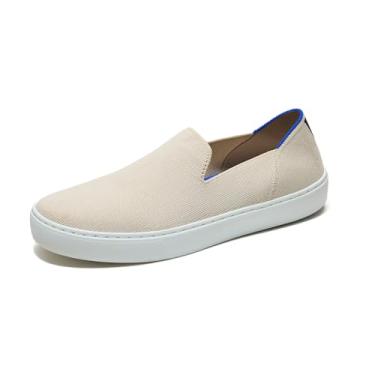 Imagem de Rothy's The Original Slip On Tênis feminino, casual, moderno, feito de garrafas de plástico reciclado e lavável na máquina, Arena, 36