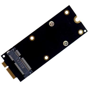 Imagem de Deal4GO Cartão adaptador de disco rígido nVME NGFF 2230 2242 2260 M.2 SSD mSATA para MacBook A1398 A1425 2012/iMac A1418 A1419 2012