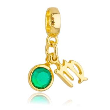 Imagem de Berloques Signos Com Cristal Strass Banhado a Ouro 18k - WORK SEMIJOIA