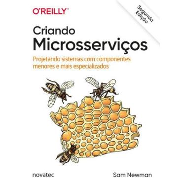 Imagem de Criando microsserviços: projetando sistemas com componentes menores e 