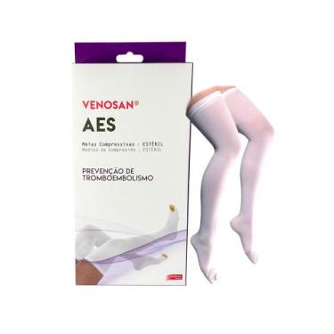 Imagem de Meia Compressão Venosan AES Anti Trombo Não Estéril 18MMHG 7/8 (Meia C