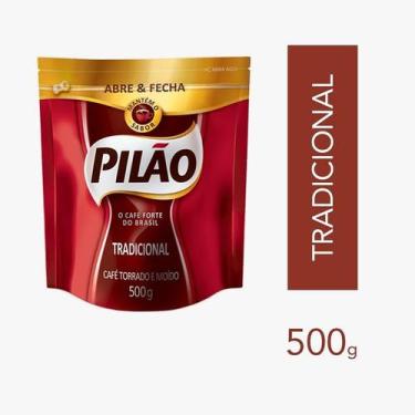 Imagem de Café pilão tradicional torrado e moído 500g - abre & fecha