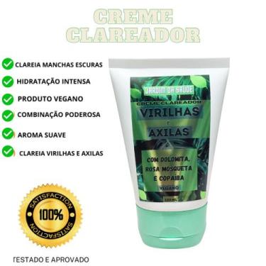 Imagem de Creme Clareador íntimo de Axilas e Virilhas 100ml Jardim da Saúde - ja