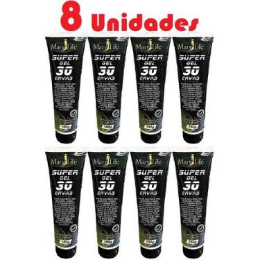 Imagem de Kit com 8 Super Gel 30 Ervas 150g Efeito Gelo Quente - Mary Life