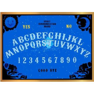 Imagem de KIt Completo Placa de Comunicação Espiritual tapete Ouija 38x29cm Neop
