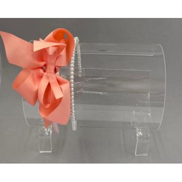 Imagem de Organizador e expositor de tiaras 20cm - Acrílico cristal - LL Exposit