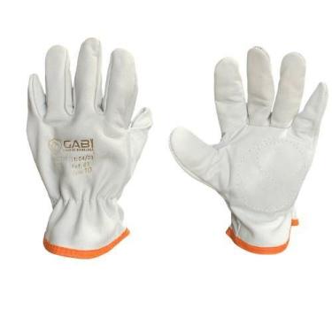 Imagem de Kit 20 Luva Vaqueta Petroleira Armador Soldador Reforçada - GABI LUVAS