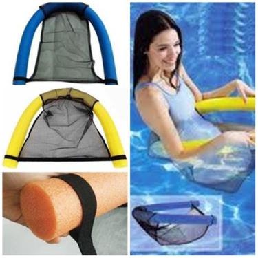 Imagem de Boia Espreguiçadeira Cadeira Poltrona  Flutuante De Espaguete / Piscin