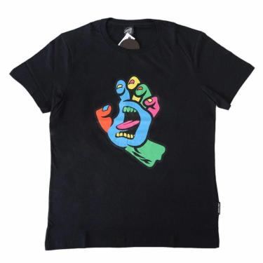Imagem de Camiseta Santa Cruz Screaming Hand Fusion - Preto-Masculino