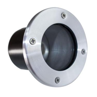 Imagem de Embutido de solo escovado pequeno refletor p/ lâmpada gu10 MR16 st3059