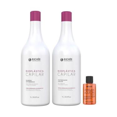 Imagem de Bioplastica Escova Progressiva  Oléo Capilar Argan e Ojon - Richée Pro
