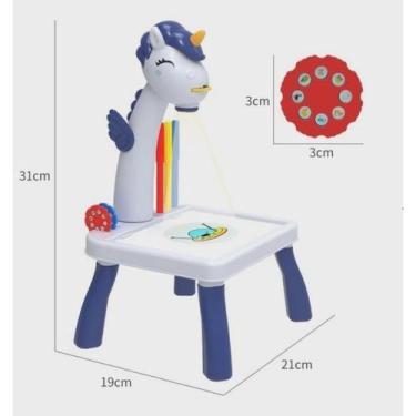 Imagem de Mesinha Projetor Desenho Infantil Unicórnio - Toy King