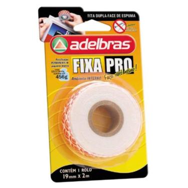 Imagem de Fita Dupla Face 19mmX2m c/ Espuma Aldebras - ADELBRAS