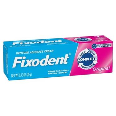 Imagem de Creme Fixador de Dentadura Fixodent Original 21g