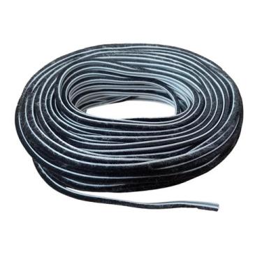 Imagem de Fita Escovinha Esquadria Alumínio Janela Preta 5x6 50mts - KMP ACESSOR