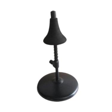 Imagem de Generic Suporte profissional para trompete, suprimentos para instrumentos musicais, base estável multiuso, suporte portátil para flugelhorn, para flautim