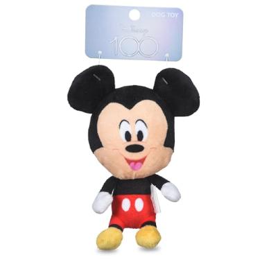 Imagem de Disney for Pets Brinquedo de pelúcia para cachorro com barulho do Mickey Mouse, 15 cm | Brinquedos para cães da Disney | Brinquedo de pelúcia para cães inspirado no Mickey Mouse, Mickey e amigos da Disney