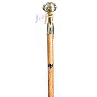 Imagem de bengala de caminhada – Bubba Stik Texas"Padrão" estilo bastão de caminhada com alça de bainha de latão. Feito no Texas pela Real Texans., Oak, 36" Tall