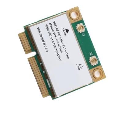 Imagem de Placa de Rede Sem Fio 5374m Wifi 6e 5g Banda Tripla Gigabit 6ghz Banda Pcb Placa Wi-fi Mini Porta Pcie Laptop