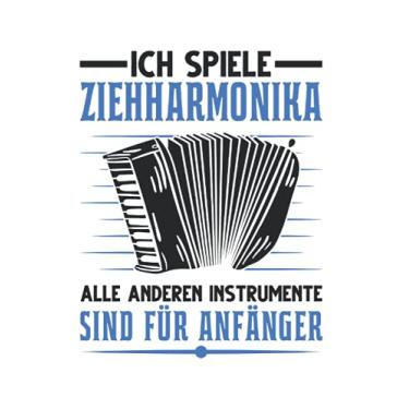 Imagem de Akkordeonist Notizbuch: Ziehharmonika Akkordeon Akkordeonist Geschenk / 6x9 Zoll / 120 leere Notenblätter Seiten