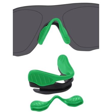 Imagem de BLAZERBUCK Almofadas de nariz de substituição para óculos de sol Oakley EV Zero Series - Verde escuro