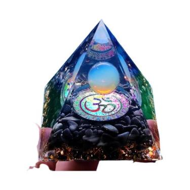Imagem de Pirâmide de Orgonite Ametista - Reiki, Cura e Equilíbrio dos Chakras, 