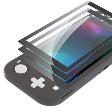Imagem de Película protetora transparente de tela transparente de vidro temperado para Nintendo Switch Lite da eXtremeRate (sem bolhas)