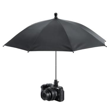 Imagem de VILTROX Guarda-chuva atualizado de 50 cm, câmera DSLR sem espelho, protetor de chuva, guarda-chuva, guarda-sol, protege a câmera da chuva, queda de pássaros, luz solar forte, neve, guarda-chuva de
