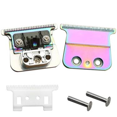 Imagem de Aparador de reposição colorido FX707 + lâminas de cerâmica compatíveis com BaBylissPRO FX787 e FX726 Aparador FX707Z Lâminas de substituição para lâmina de aparador BaByliss PRO Barberology