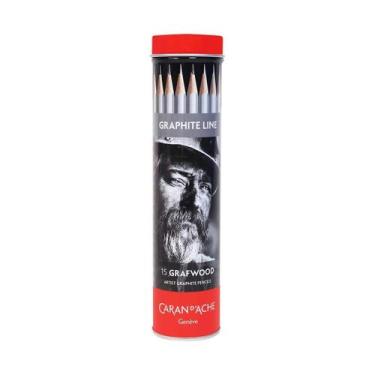 Imagem de Lápis de Desenho Caran d'Ache Grafwood com 15 Unidades - 775315 - CARA
