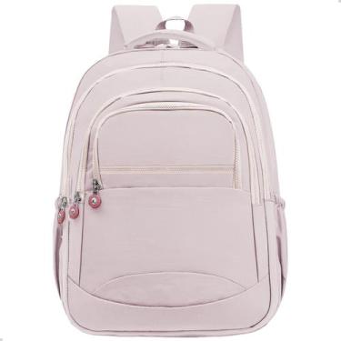 Imagem de Mochila Bolsa Escolar Faculdade Trabalho Grande Feminina Espaço Para N