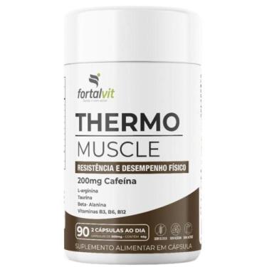 Imagem de Thermo Muscle Pré-Treino, 90 Cápsulas - Fortalvit