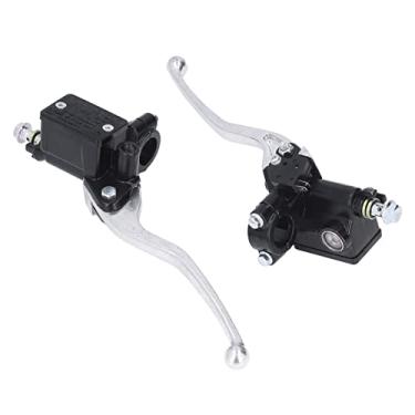 Imagem de Conjunto de Alavanca de Freio e Embreagem, 2pcs 7/8in Universal Freio Clutch Bomba Bomba Levavers Motocicletas Cilindros Motorciclo Motocicleta Cilindro de Freio Esquerdo para o