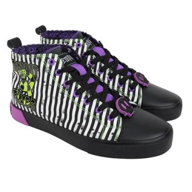 Imagem de Ground Up Beetlejuice Tênis masculino de cano alto, Preto/roxo, 42