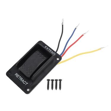 Imagem de Interruptor estabilizador de energia GRCFUMO, interruptor de tomada de estabilizador elétrico RV com chicote de fios, retração de extensão de 12V para tomadas estabilizadoras de