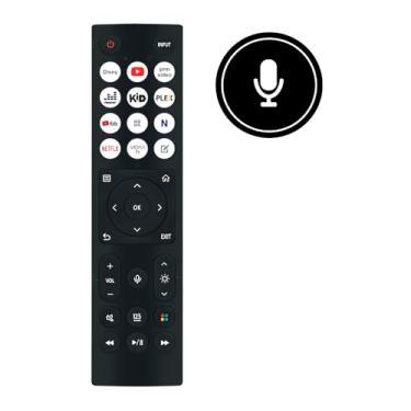 Imagem de Controle remoto de voz de substituição ERF3E96H para Smart TV LED Hisense T336072 ERF3E96H