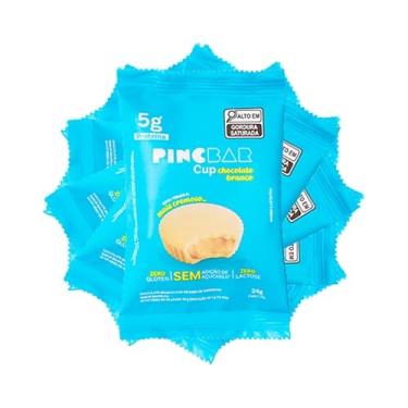 Imagem de Kit 6X: Snack Proteico Cup Chocolate Branco Pincbar 24g