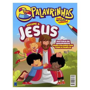 Imagem de 3 Palavrinhas - História Em Quadrinhos Para Colorir - Volume 6: Jesus