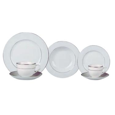 Imagem de Aparelho de Jantar 42 Peças Majesty Silver L'Hermitage.