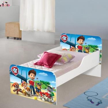 Imagem de Mini Cama Infantil MDF de personagens para Meninos - Casa Móveis, Patr