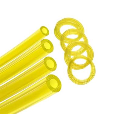 Imagem de Laranvi Tubo de mangueira de linha de gás combustível a gasolina de 4 tamanhos para motor pequeno de 2 ciclos para Poulan, Craftman para aparador de cordas, motosserra, soprador de grama e outras